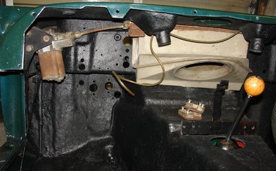 rusty wiper motor and round shift knob.JPG and 